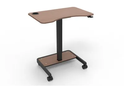 ตารางแล็ปท็อปแบบพกพาพร้อมที่วางถ้วยโต๊ะ